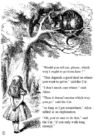 Alice and the Cheshire Cat